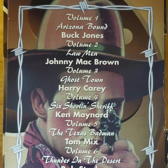 Cowboy Heroes of the Silver Screen 7 VHS Tape Box Set 1996 - Picture 3 of 3